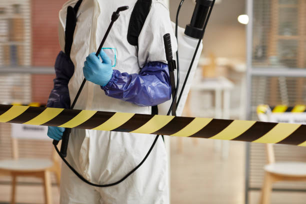 Professional Sewage Cleanup technician working in Biddeford, ME